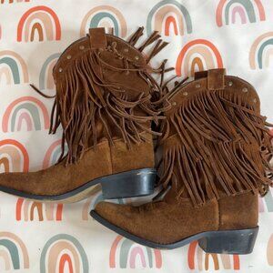 Girls Shyanne Fringe Boots